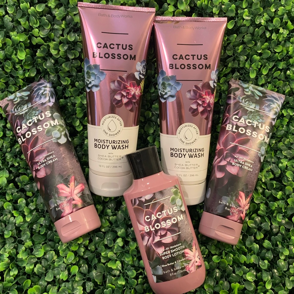 Cactus Blossom Body Cream, Lotion & Wash